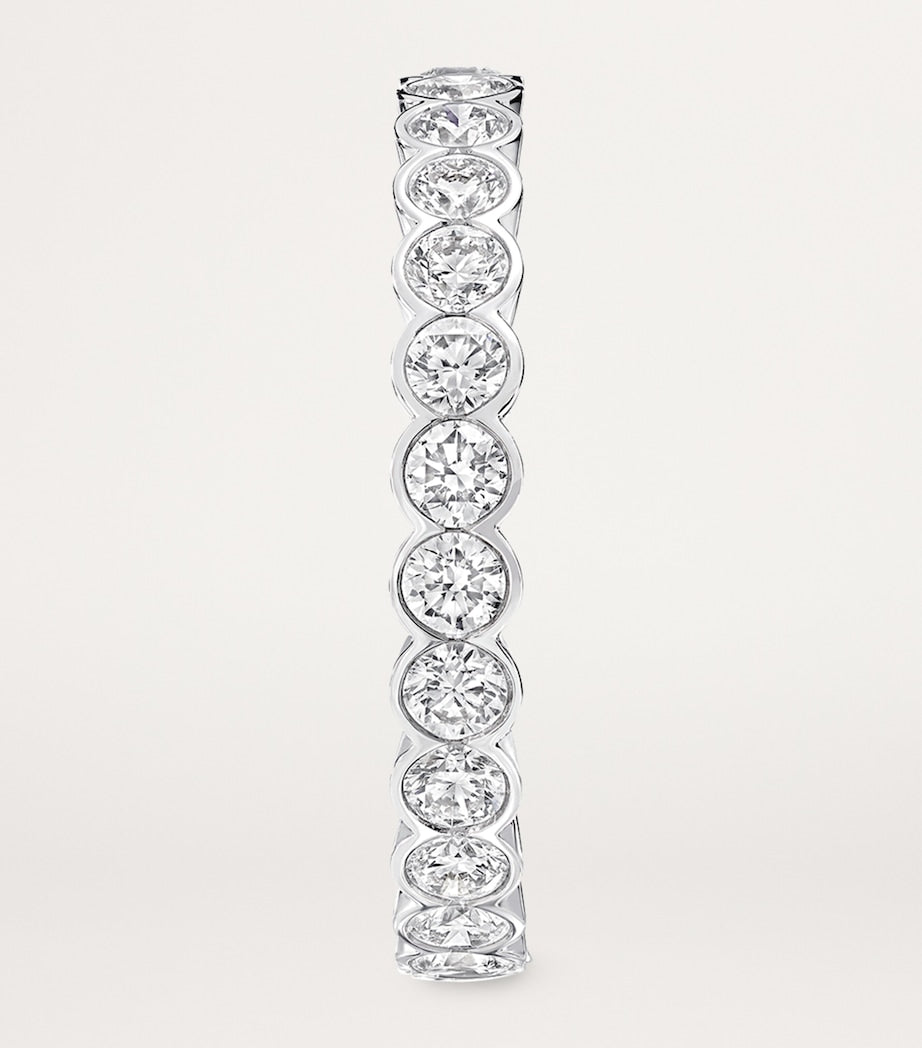 Graff white gold diamond eternity ring (British brand)