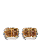 Baccarat Eye Gold crystal votive holders set of 2 - British product