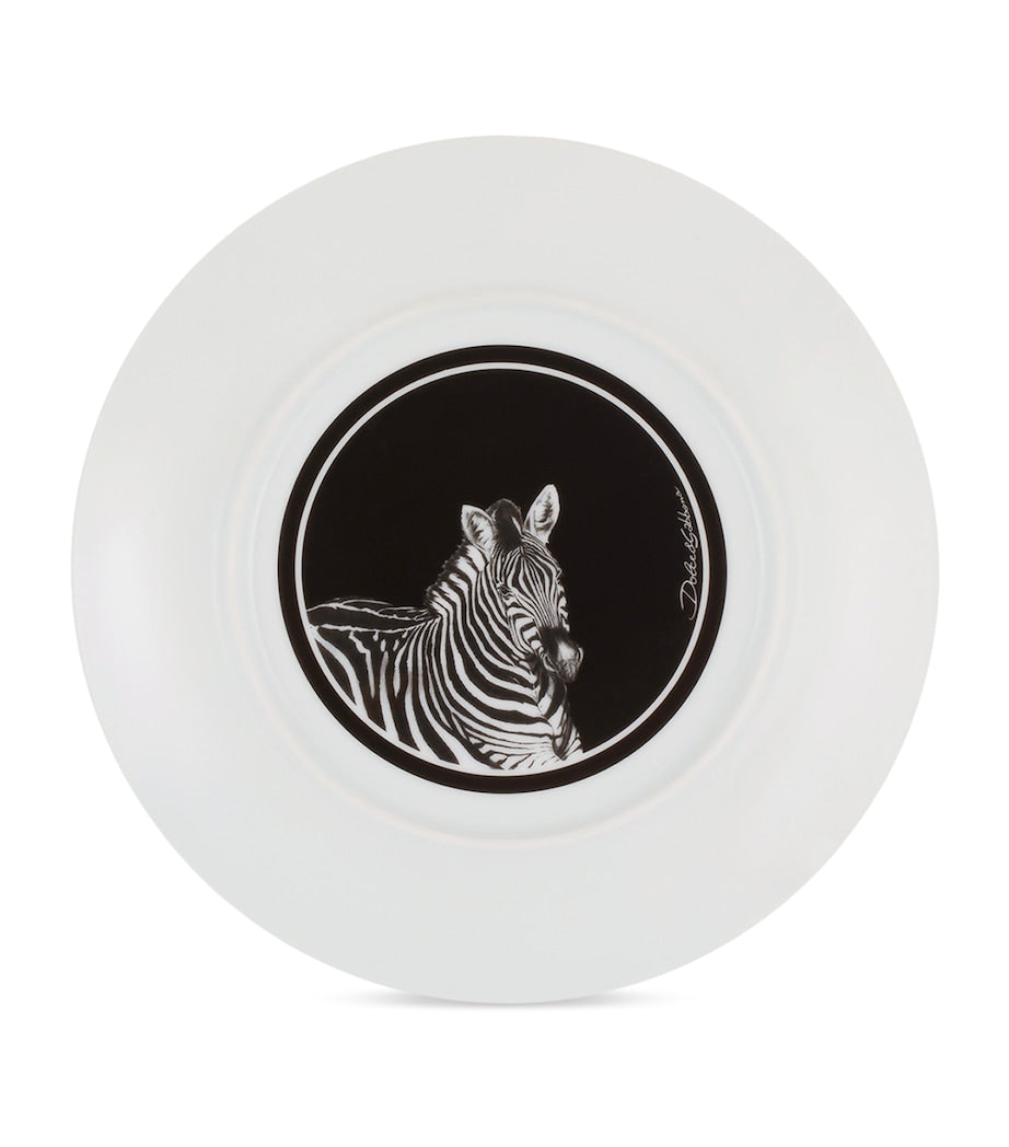 Dolce&Gabbana zebra dinner plates set of two 26cm (British brand)