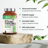 VitaBright multivitamin complex vegan tablets 400 (British brand)