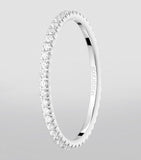 Boucheron white gold diamond wedding band - British product