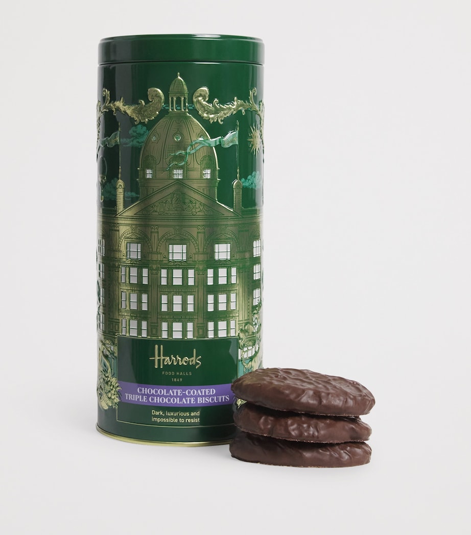 Harrods triple chocolate biscuit tin 200g, UK version