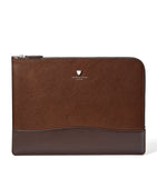 Aspinal Of London Mount Street leather laptop case - British product