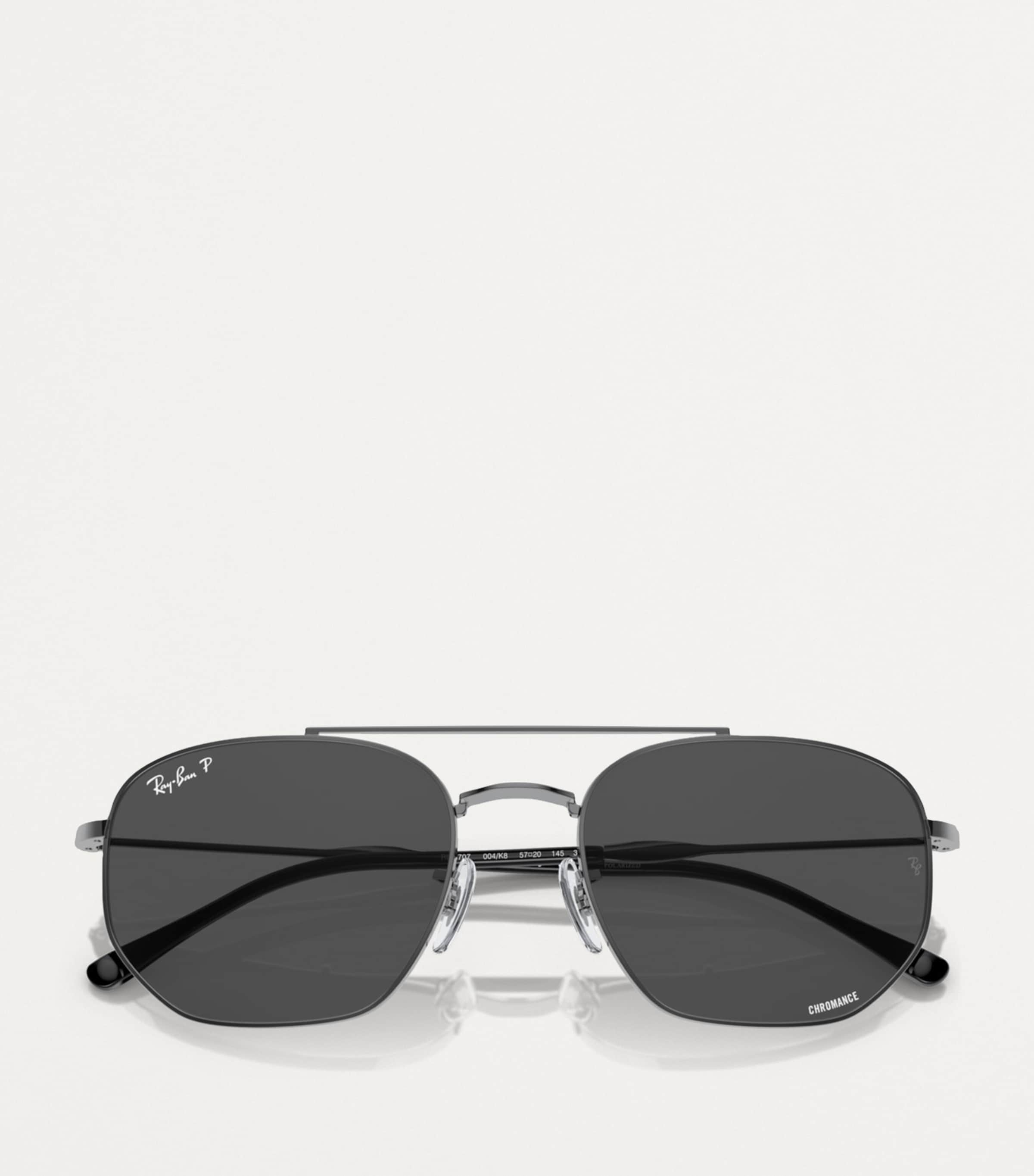 Ray-Ban metal sunglasses model 0RB3707 (British brand)