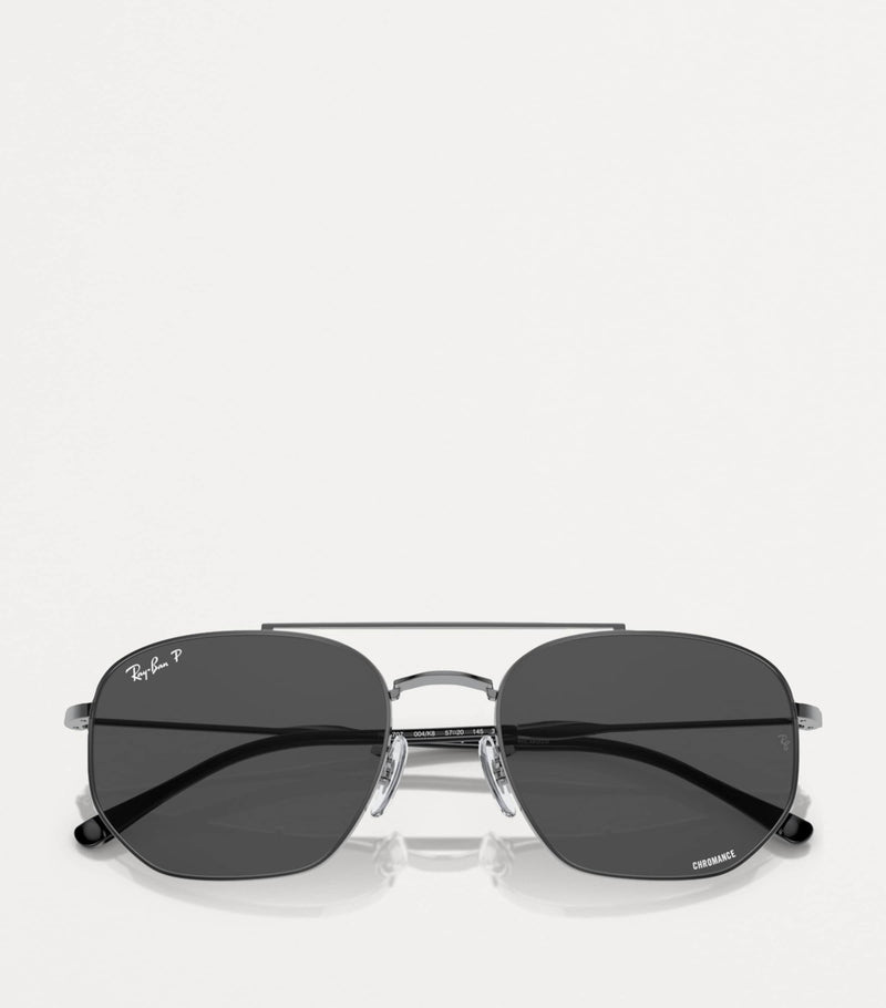 Ray-Ban metal sunglasses model 0RB3707 (British brand)