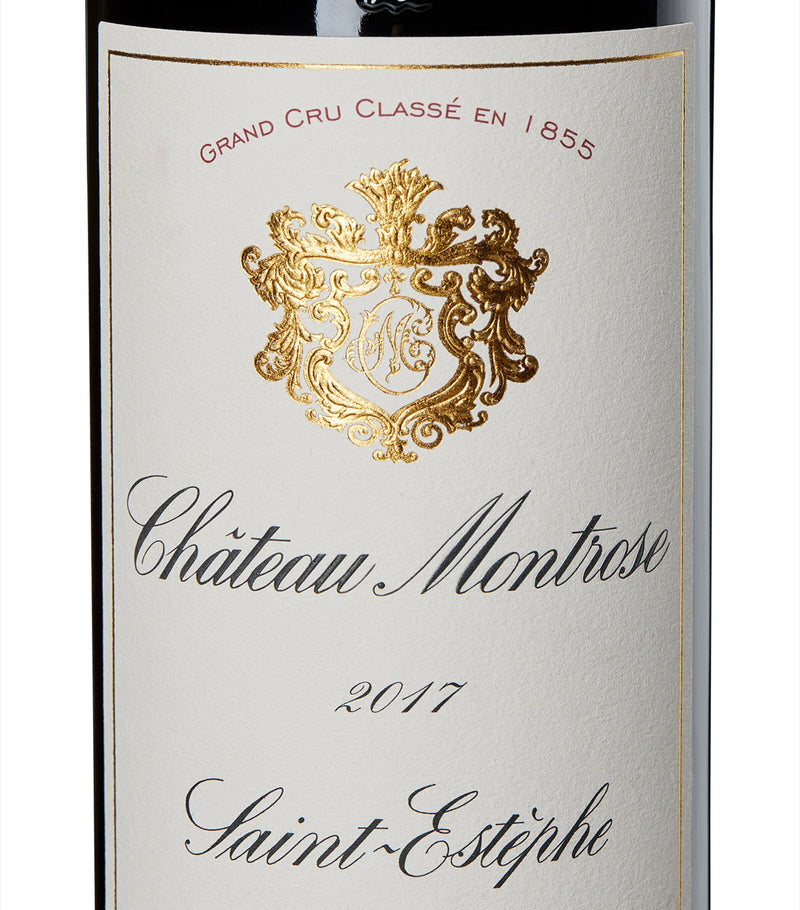 Château Montrose red wine 2017 Saint-Estèphe 75cl bottle - British product