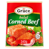 Grace Halal Corned Beef 340g African & Caribbean Sainsburys   