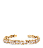 Suzanne Kalan yellow gold diamond bangle small size (British brand)