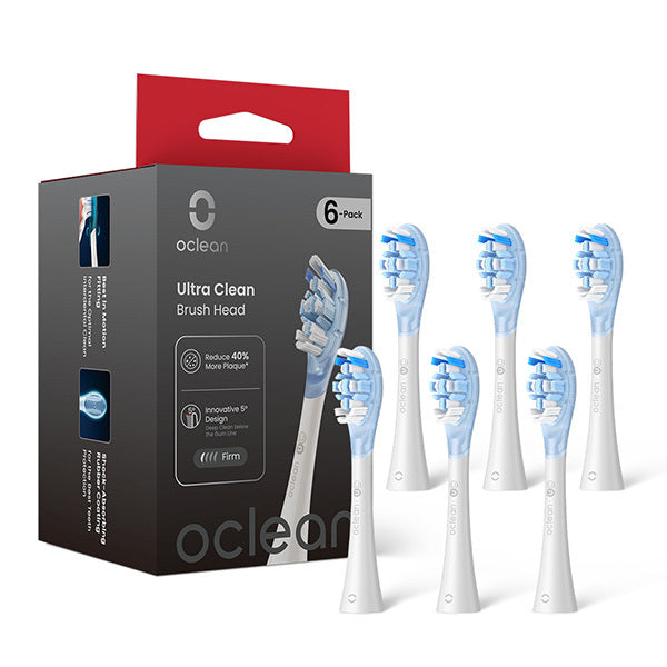 Oclean Ultra Clean brush heads 6-pack (British brand)