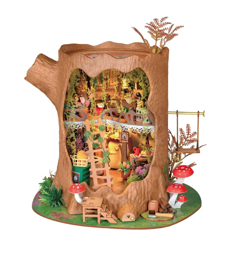 Robotime miniature house kit Fairytale Tree House 21cm, imported from the UK