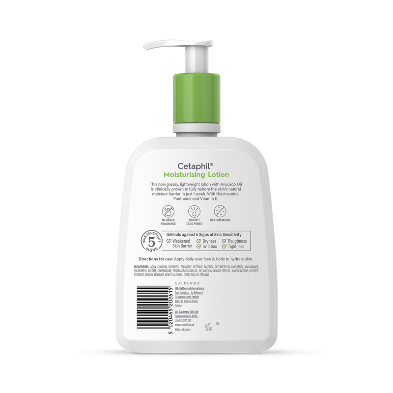 Cetaphil Moisturising Face & Body Lotion 236ml - British product
