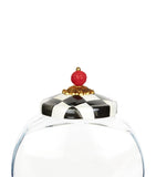 MacKenzie-Childs Courtly Check cookie jar, imported from the UK