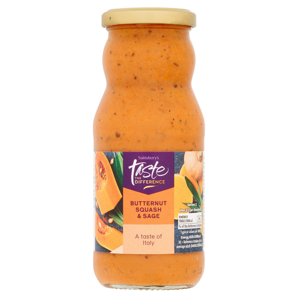 Sainsbury's Butternut Squash & Sage Pasta Sauce, Taste the Difference 350g