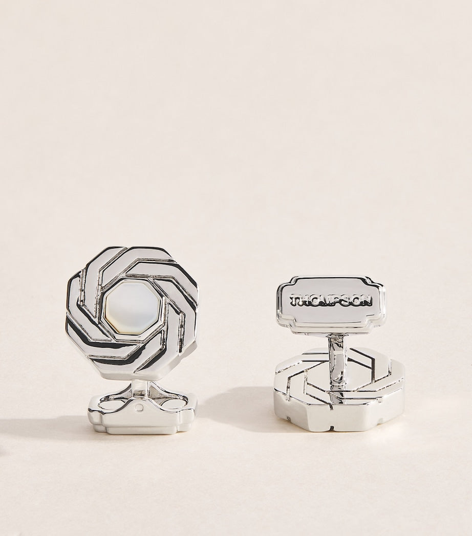 Tateossian Octagon Insignia Cufflinks