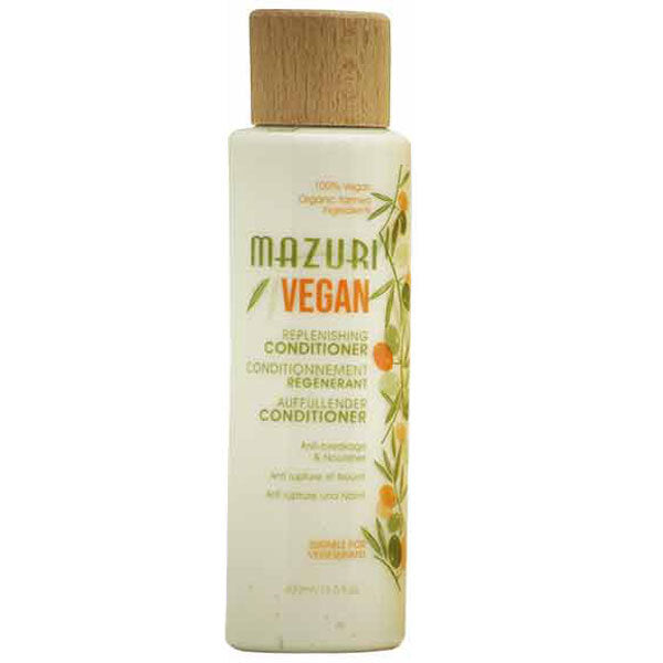 Mazuri vegan replenishing conditioner hair care, UK version