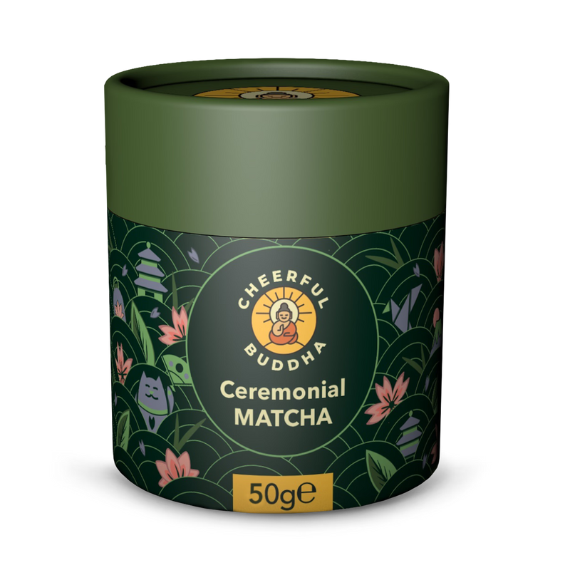 Cheerful Buddha ceremonial matcha green tea 50g, UK version