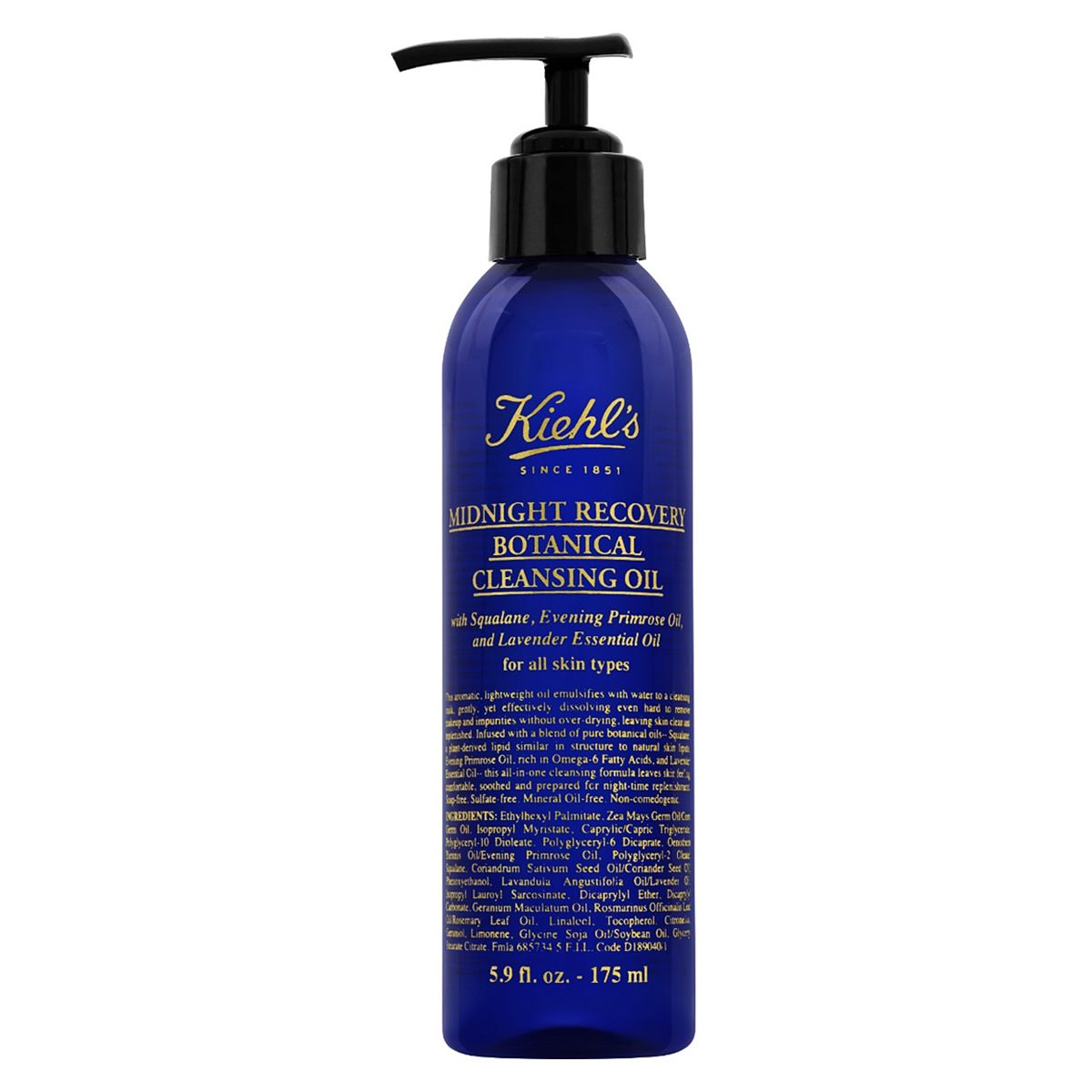 Kiehl's Midnight Recovery Botanical Cleansing Oil 175ml GOODS Boots   