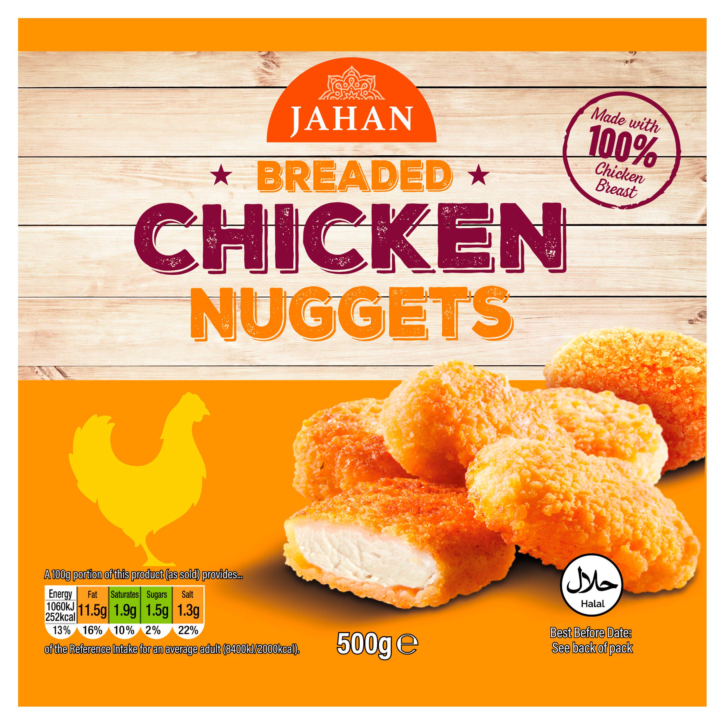 Jahan Breaded Chicken Nuggets 500g GOODS Sainsburys   