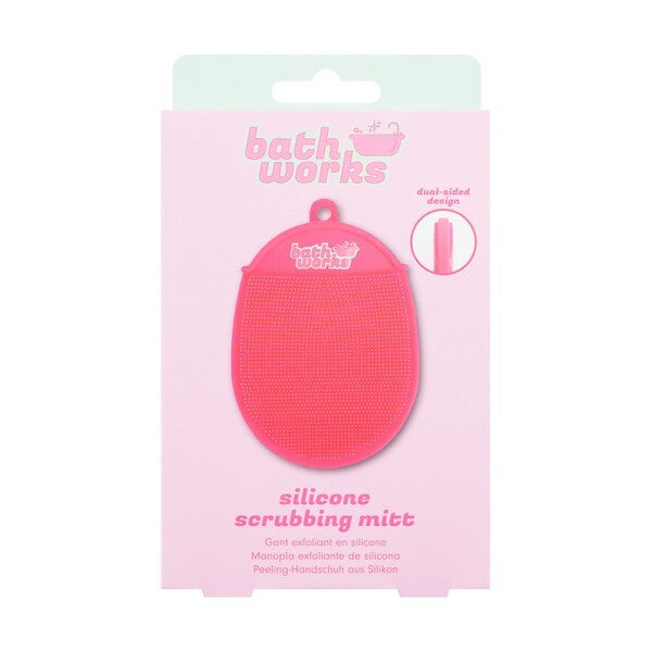 Bathworks silicone scrubbing mitt - British product