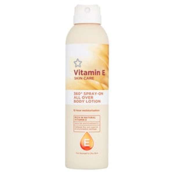 Vitamin E Moisturising Body Lotion Spray 190ml