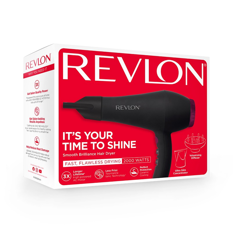Revlon Perfect Heat 2000W hair dryer (British brand)