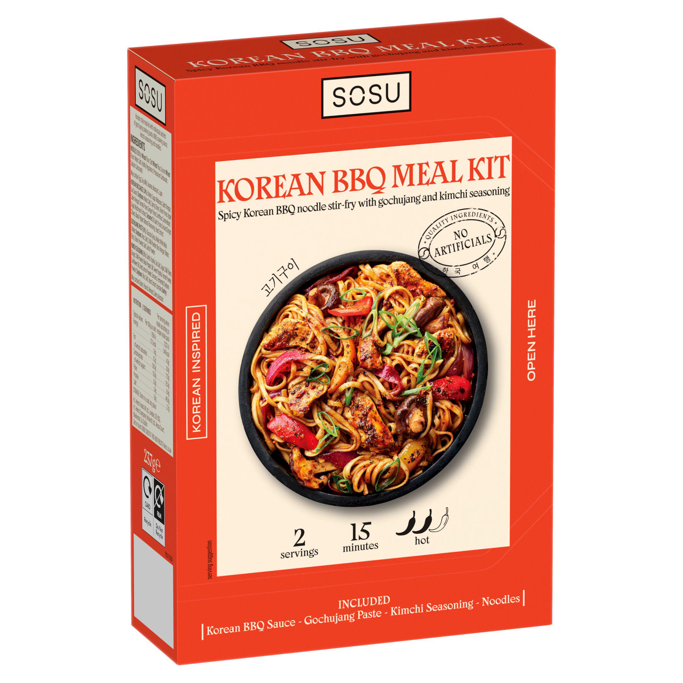 Sosu Korean BBQ Meal Kit 237g GOODS Sainsburys   