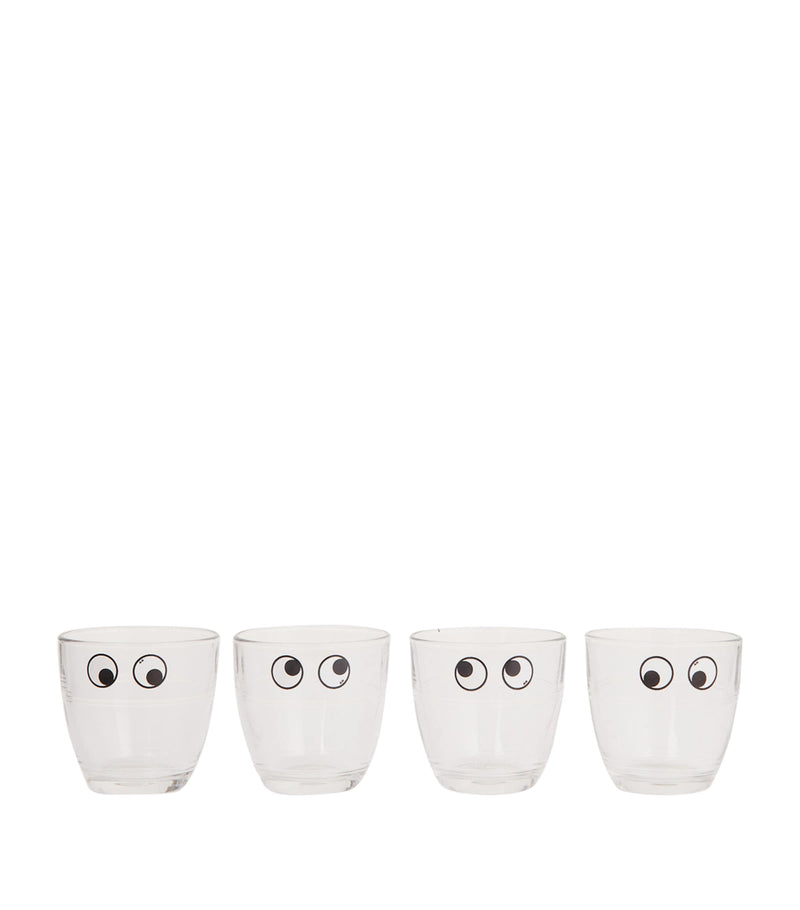 Anya Hindmarch Glass Eyes Tumblers Set of 4 - British product