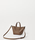 Brunello Cucinelli mini calfskin BC Duo tote bag, imported from the UK