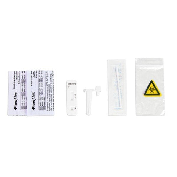 Flowflex Lateral Flow Test SARS-CoV-2 Antigen pack of 5 GOODS Superdrug   