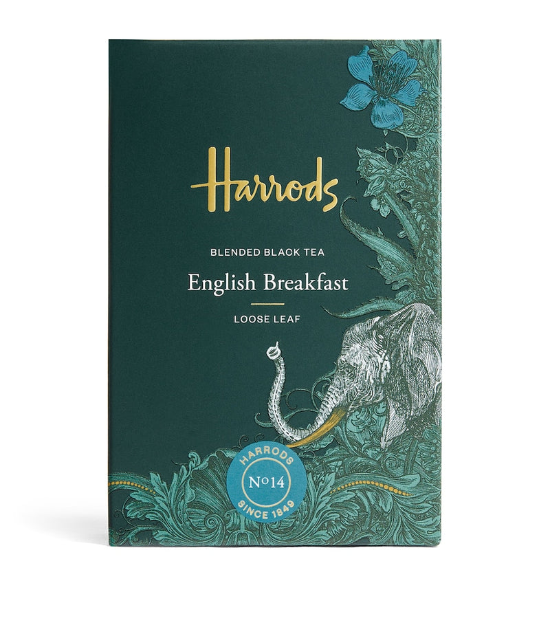 Harrods English Breakfast loose leaf tea 200g, UK version