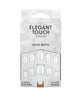 Elegant Touch Core Polish quite white false nails, British product