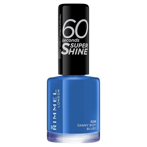 Rimmel Nail Polish 60 Second Danny Boy Blue 8ml GOODS Superdrug   