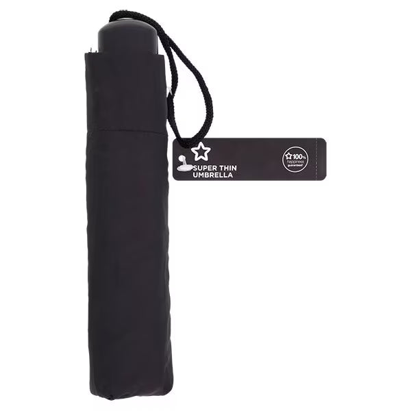 Superdrug black umbrella - British product