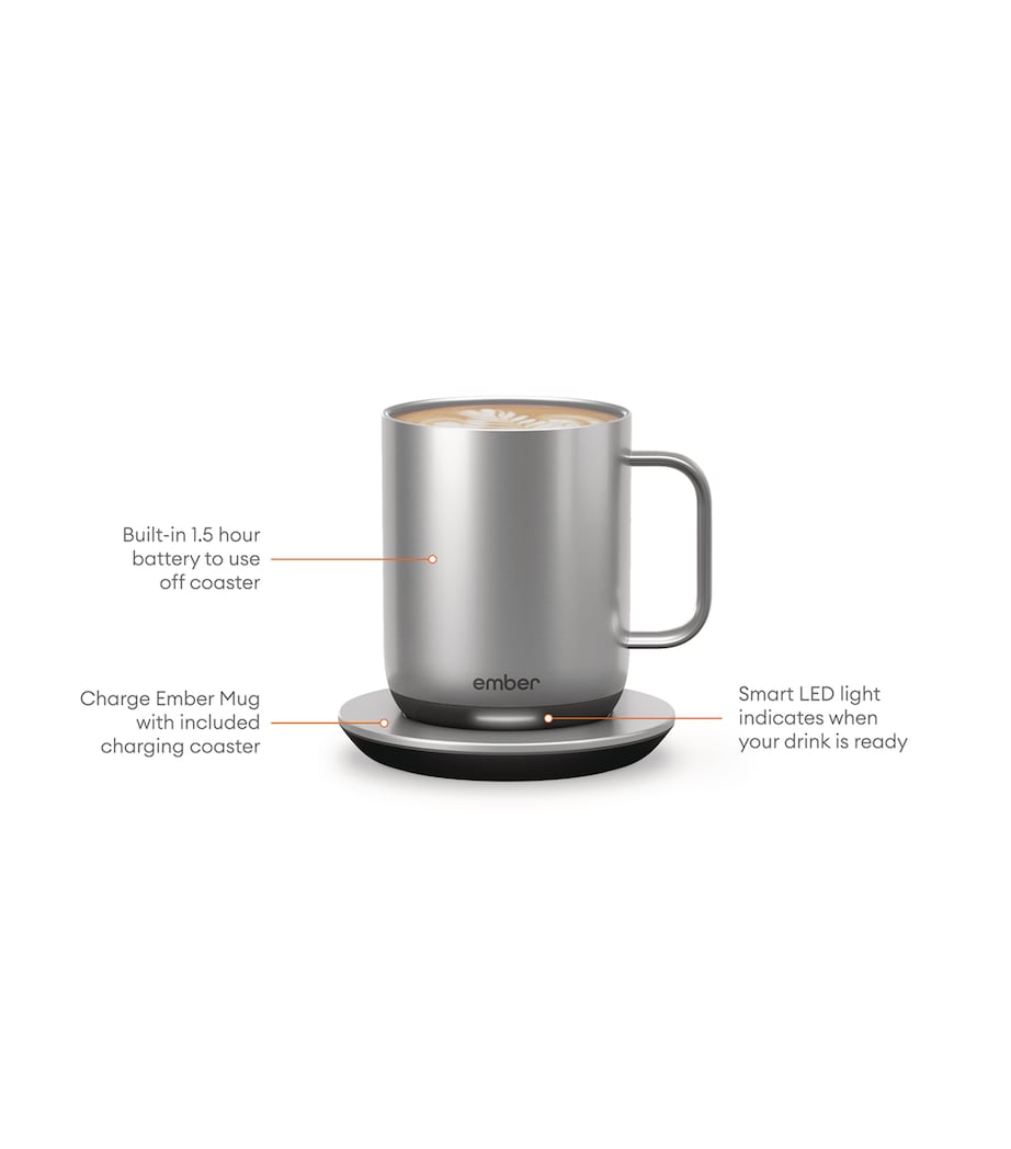 Ember smart mug with temperature control, 295ml (British brand)