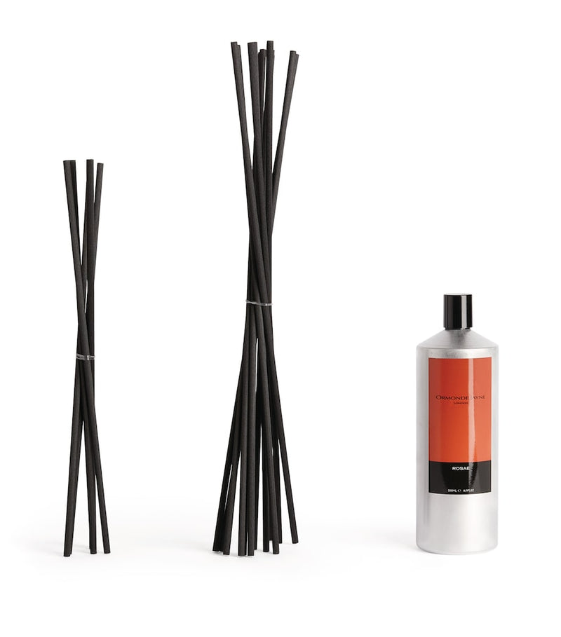 Ormonde Jayne Rosae reed diffuser refill set 500ml, imported from the UK