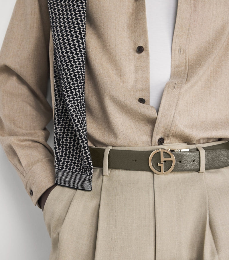 Giorgio Armani reversible leather belt strap - British product