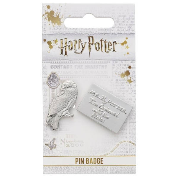 Harry Potter Hedwig badge set pack of 2 (British brand)