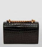 Alexander McQueen leather jewelled satchel, imported from the UK