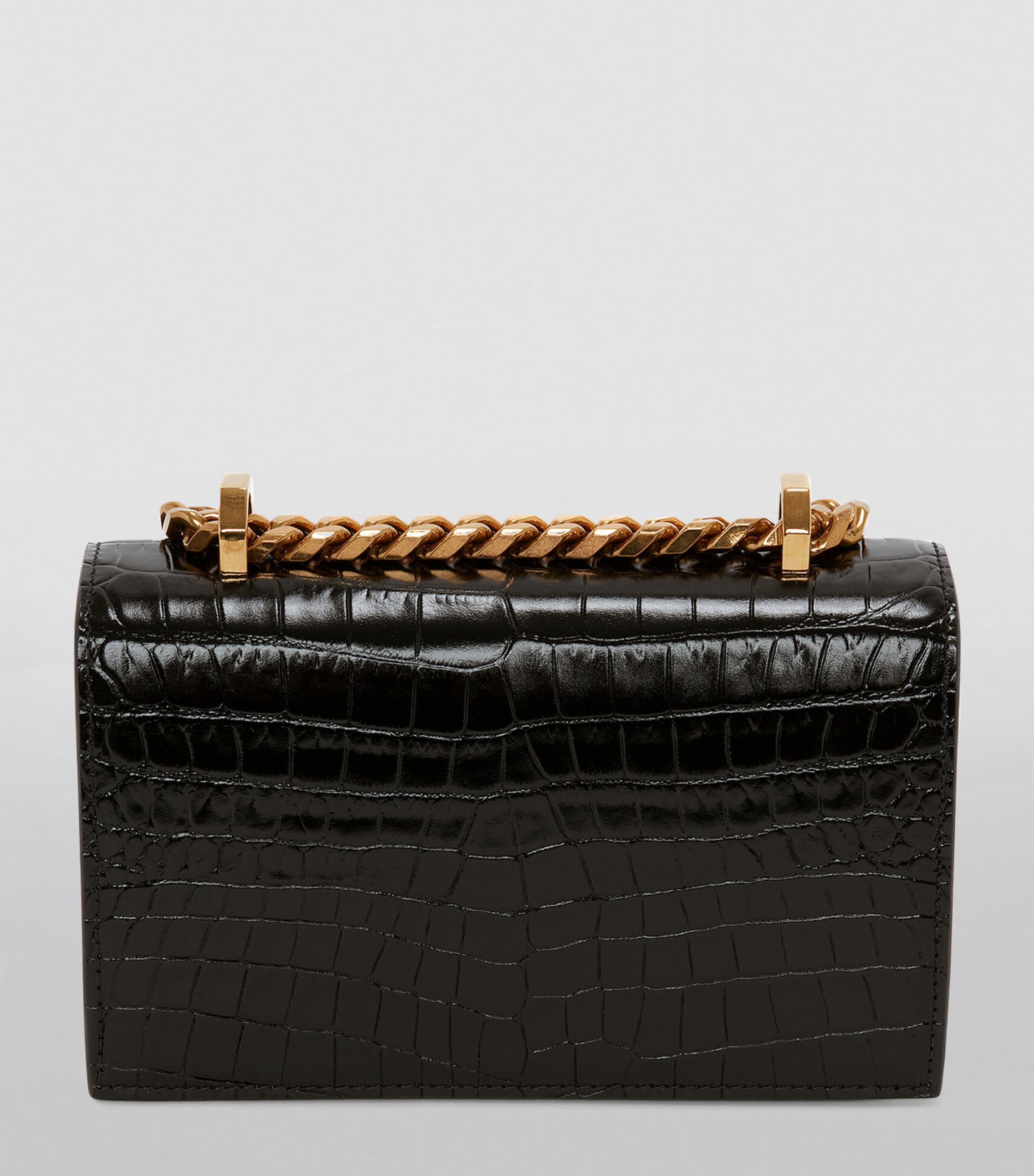 Alexander McQueen leather jewelled satchel, imported from the UK
