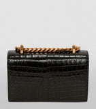 Alexander McQueen leather jewelled satchel, imported from the UK