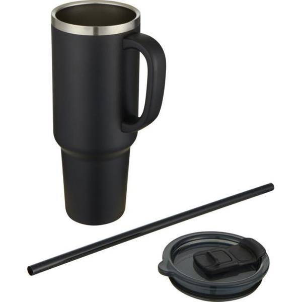 Sydney vacuum insulated mug with straw 1200ml, imported from the UK