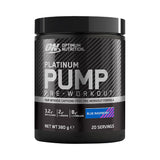 Optimum Nutrition Platinum Pump Pre-workout Blue Raspberry 380g GOODS Holland&Barrett Blue Raspberry