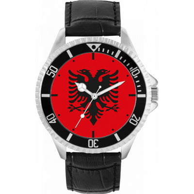 Superdrug Toff London Red Men's Albania Flag Watch 42mm- Buy online at McGrocer