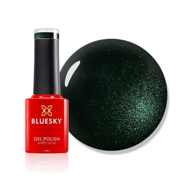 Bluesky Mini Forest Green Gel Polish for Nails - British product
