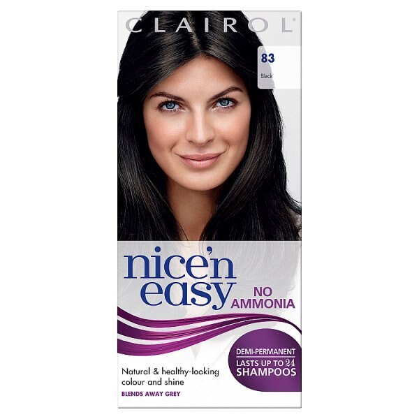 Clairol Nice'n Easy No Ammonia Hair Dye, 76 Light Gold Brown GOODS Superdrug 83 Natural Black  