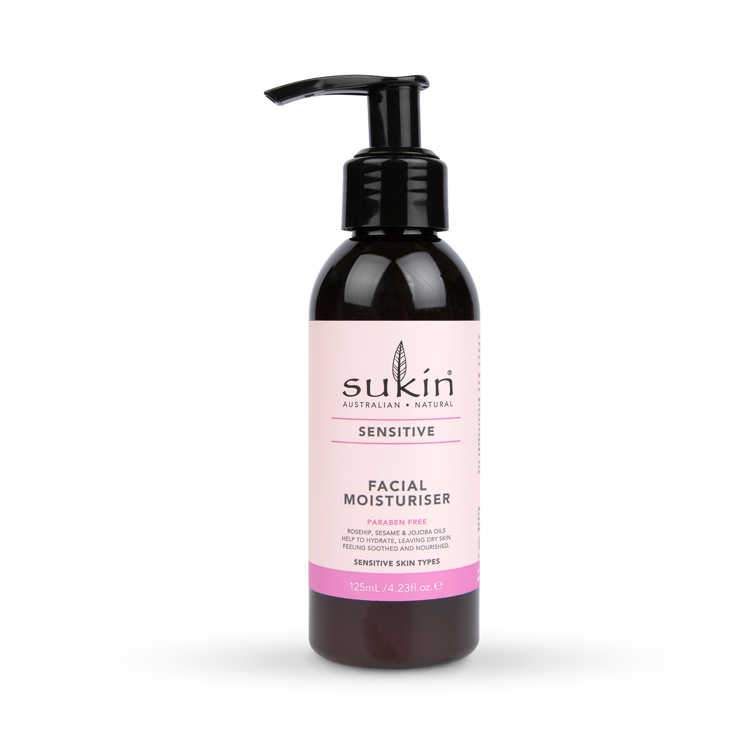 Sukin Sensitive Facial Moisturiser 125ml (British brand)