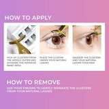 DNR Kiss Press On False Eyelashes Cluster 05 - British product