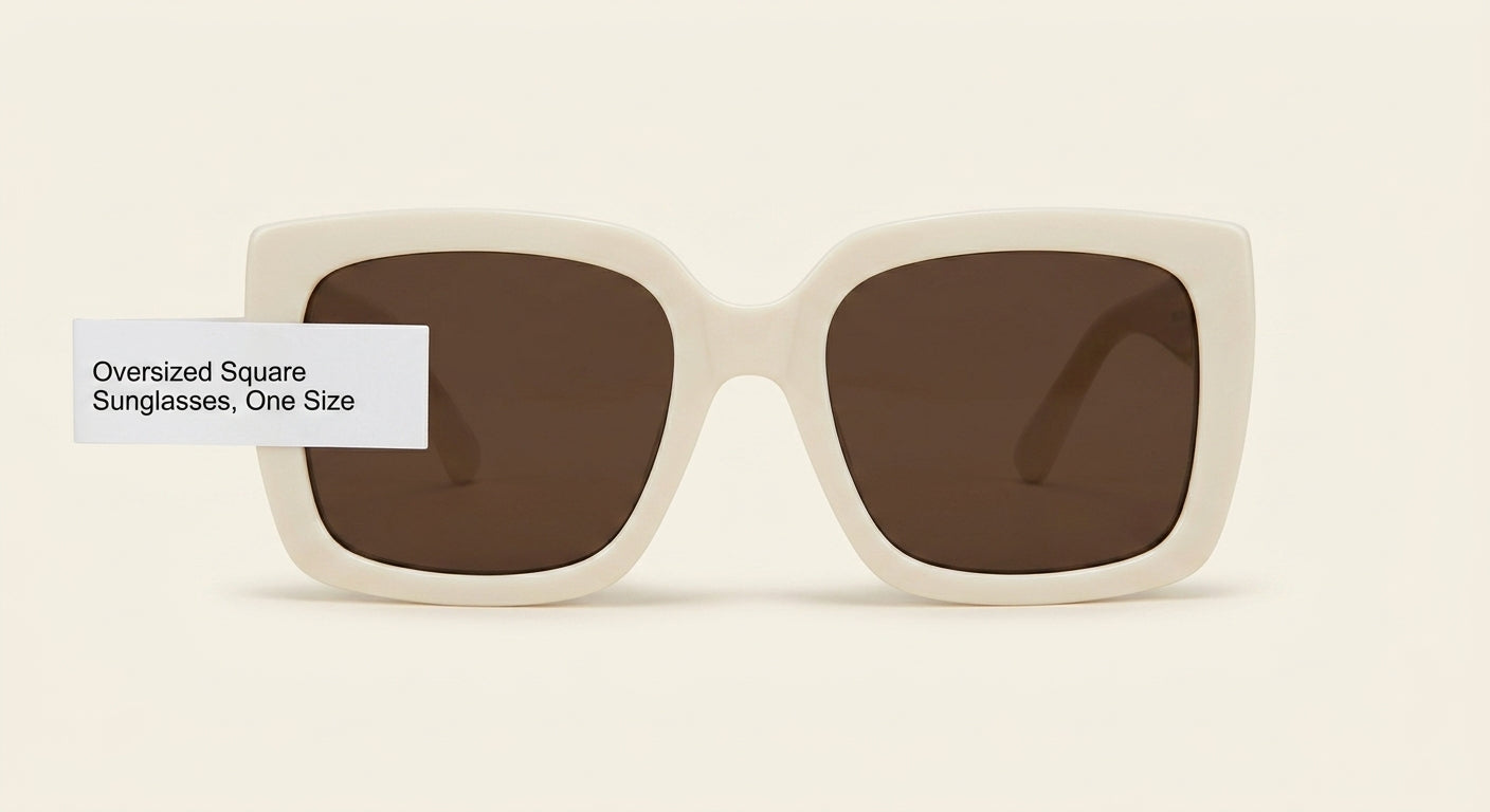 Celine oversized square Triomphe sunglasses, UK version
