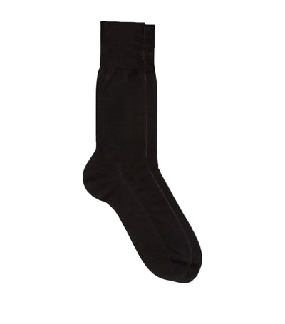 Harrods Falke Silk-Blend No.4 Socks- Buy online at McGrocer