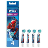 Oral B Kids Spiderman Replacement Toothbrush Heads Pack Of 4 GOODS Superdrug   